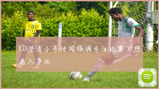 KD澄清小号传闻强调专注比赛不想卷入争论