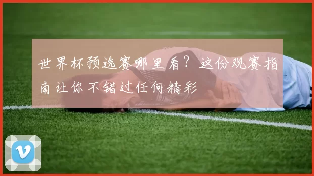 世界杯预选赛哪里看?这份观赛指南让你不错过任何精彩
